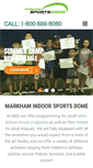 Mobile Screenshot of markhamsportsdome.com